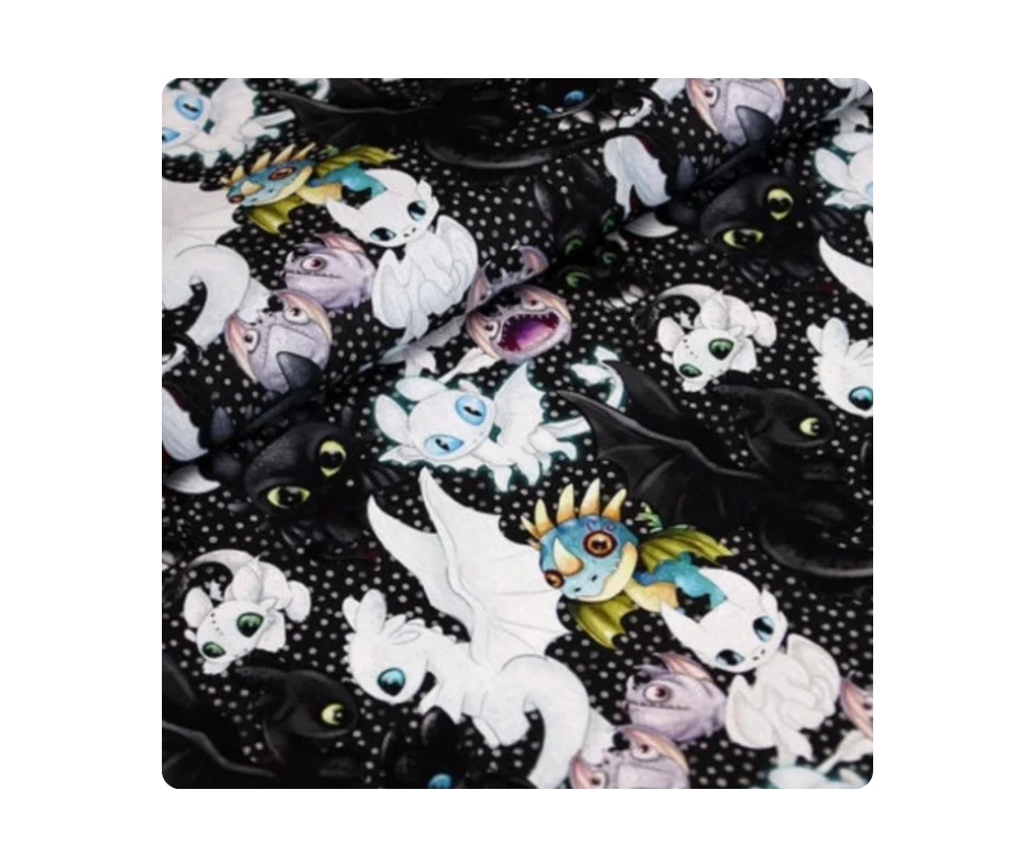 NEW How to Train Your Dragon Scrunchie