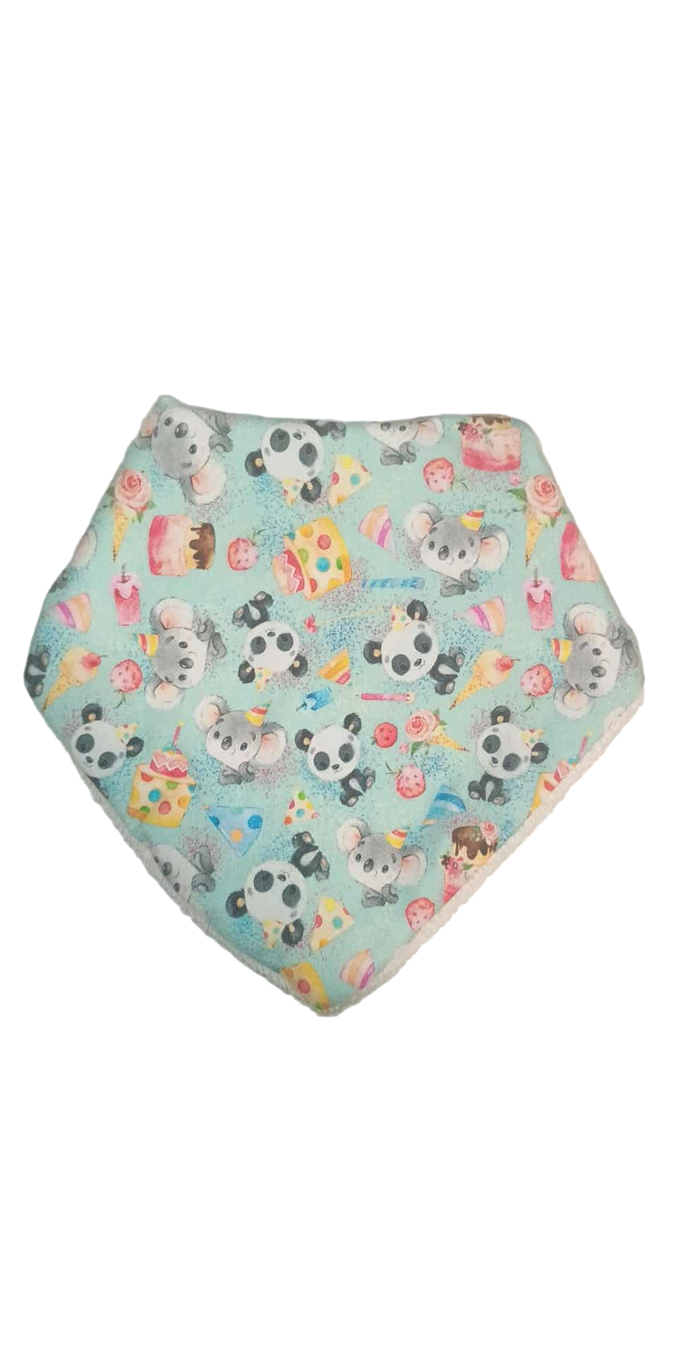 Baby Bandana Bib Unlicensed Party Panda and Koala