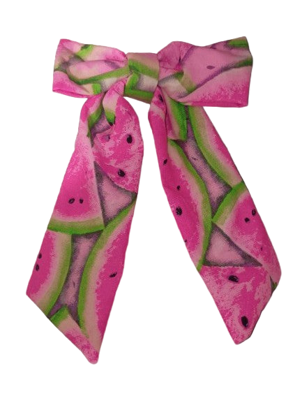 Bow Watermelon Unlicensed Hair Clip