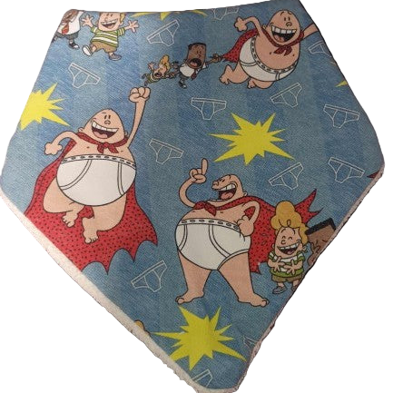 Baby Bandana Bib Licensed Captain Underpant's