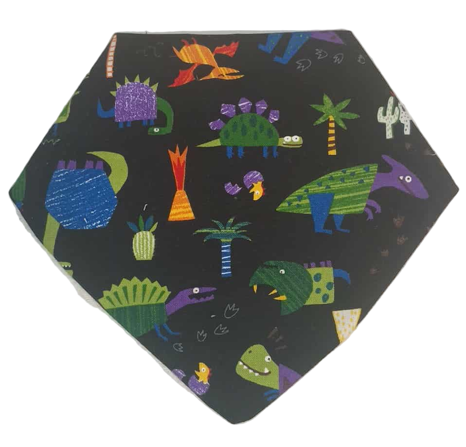 Baby Bandana Bib Unlicensed Vegetable Dinosaurs
