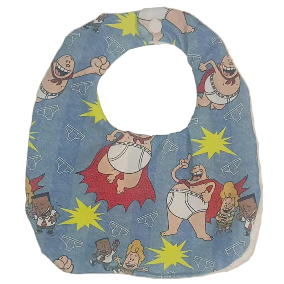 Baby Bib Licensed Captain Underpant's