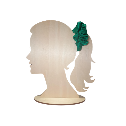 Adult Satin Emerald Scrunchie