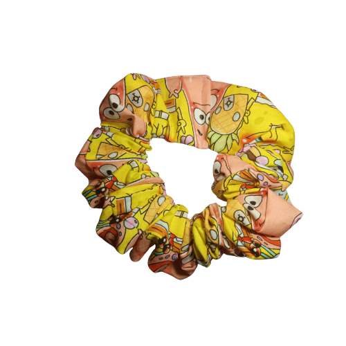Adult Spongebob & Patrick Scrunchie