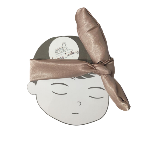Headband Baby Satin Brown