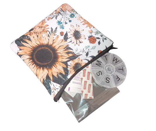 First Aid Kit Sunflowers