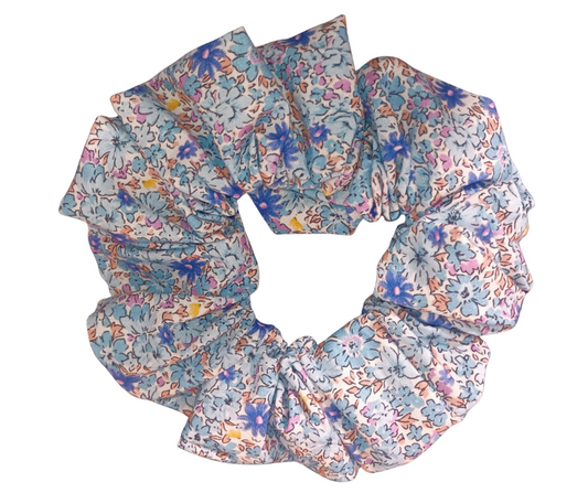 Adult Blue Flower's Scrunchie