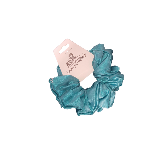 Toddler Satin Light Teal Scrunchie