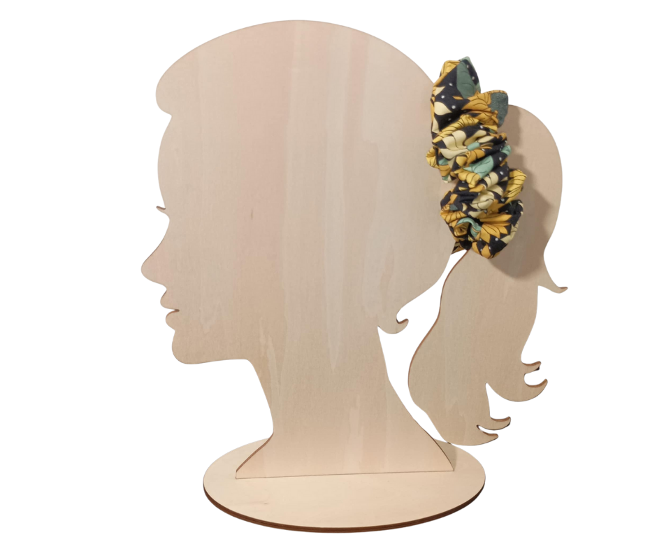 Adult Sunflower Scrunchie