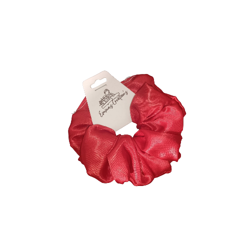 Toddler Satin Red Scrunchie