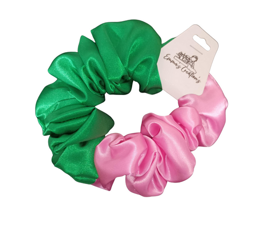 Adult Satin Wicked Elphaba/Glenda Scrunchie