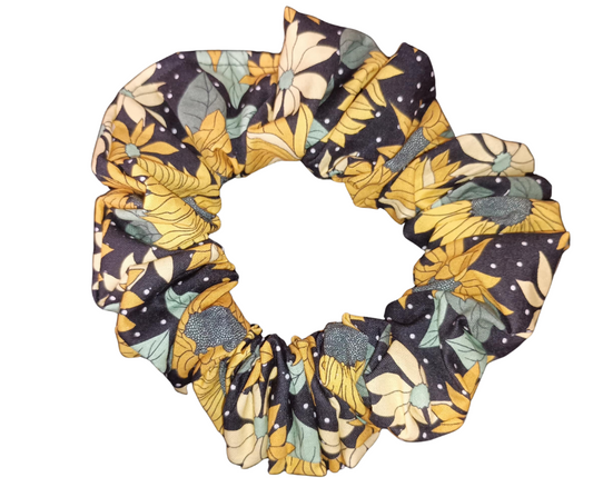 Adult Sunflower Scrunchie