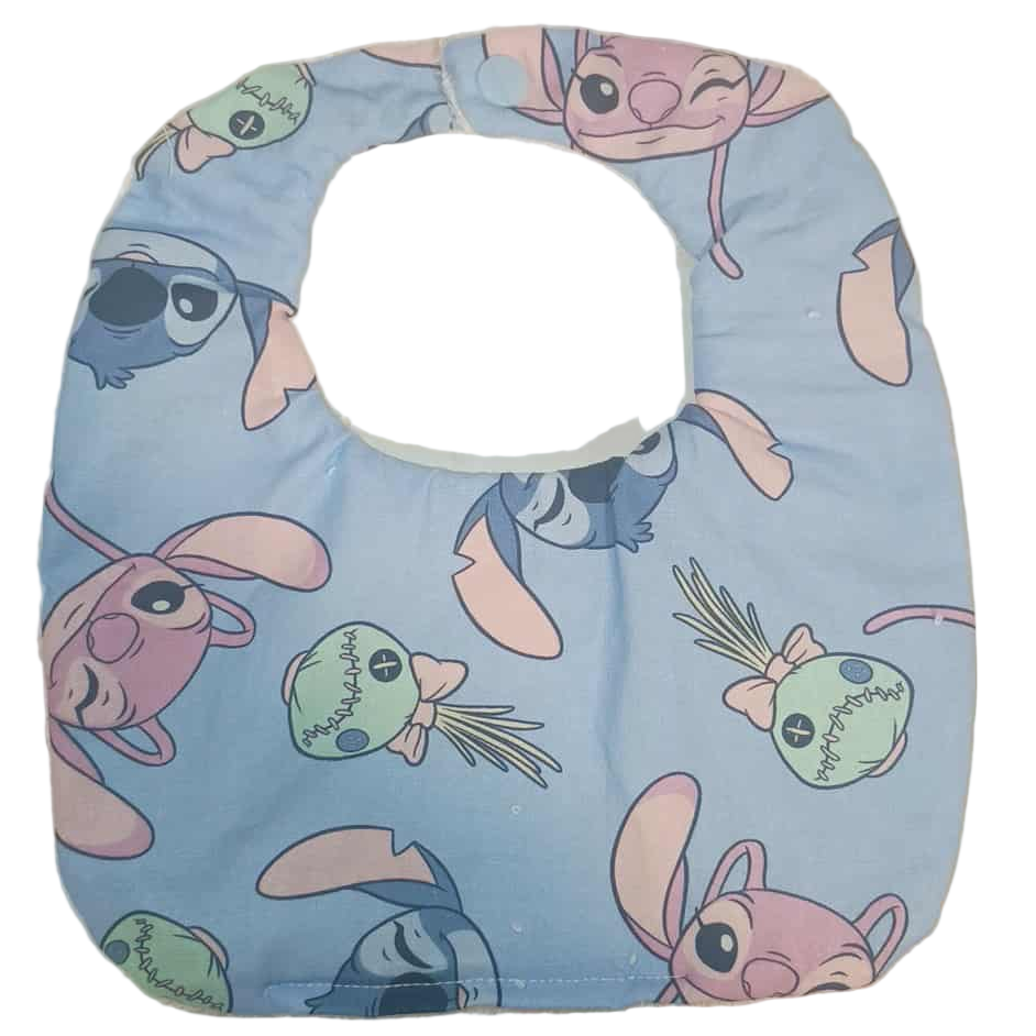 Baby Bib Licensed Stitch & Angel